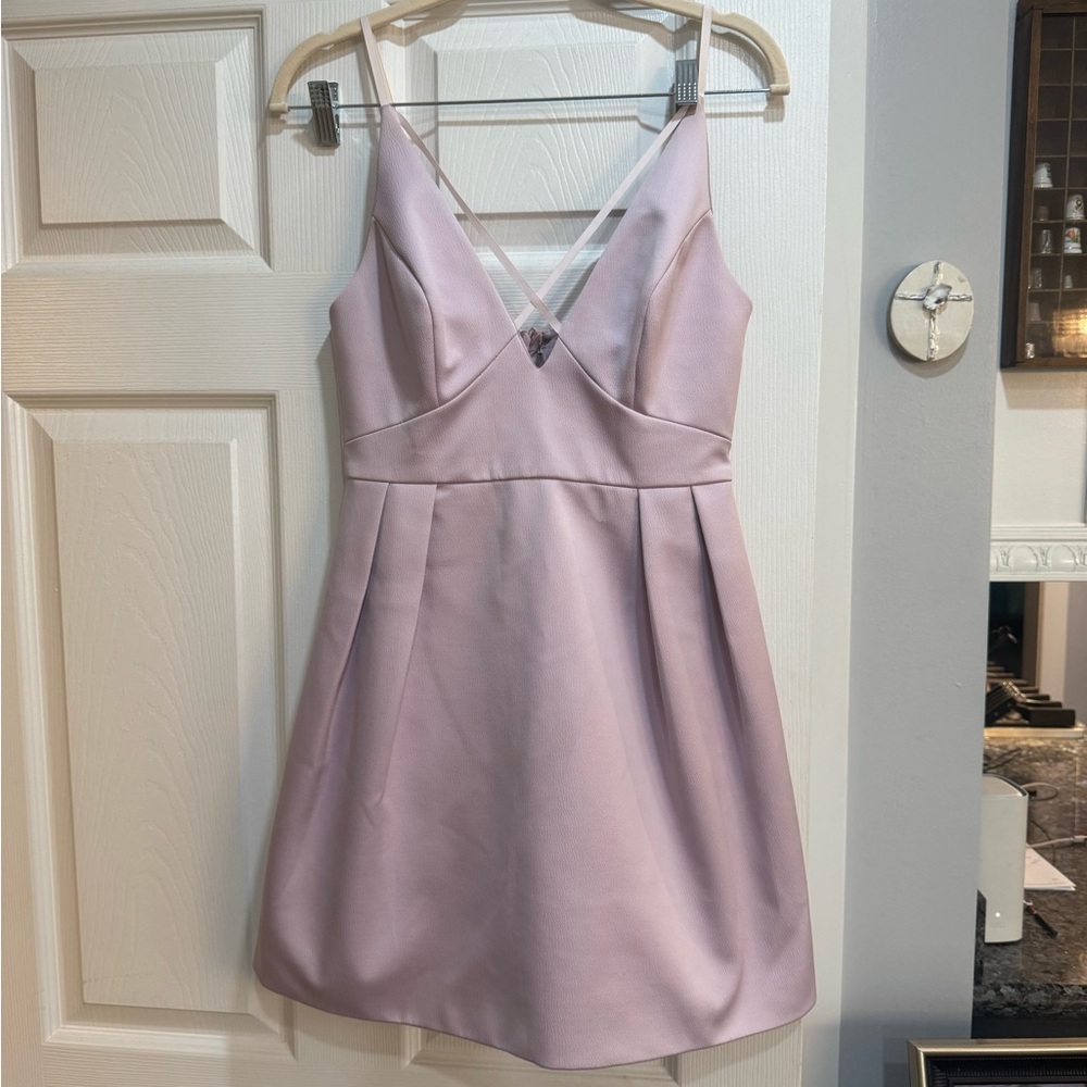 Topshop Pink Sleeveless Dress